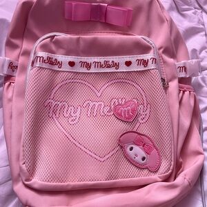 My melody pink backpack